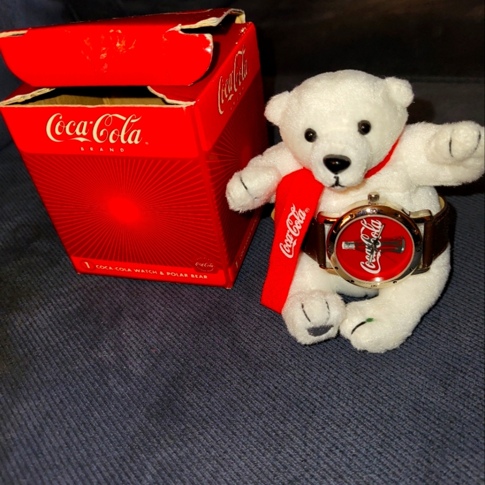 Coca-Cola bear watch. Never been used. Box included for collectors